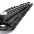 thumbnail image 4 of J. Buxton Men's D-Type RFID Credit Card Billfold Vegan Leather, Black, 4 of 5