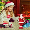 2024 New Red And White Christmas Decorations Old Man Snowman Standing