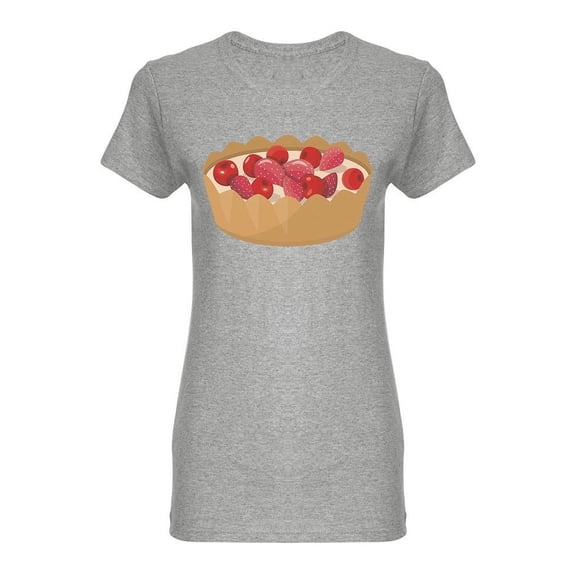 Delicious Cheesecake Shaped T-Shirt Women -Image by Shutterstock, Female Small