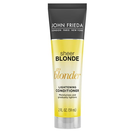 John Frieda Sheer Blonde Go Blonder Lightening Conditioner, 8.3 Fl (Best Leave In Conditioner For Bleached Blonde Hair)