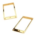 thumbnail image 4 of Milaget 2 Pieces Guitar Pickup Frame Humbucker Pickup Rings for Electric Guitar Part Gold, 4 of 9