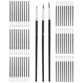 thumbnail image 3 of 60pcs Detail Paint Brushes, Fine Tip Paint Brush with 3Sizes 0 00 000, 3 of 5