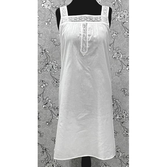 Victorian White 100% Cotton Nightgown – SR-1217 by SoieRose