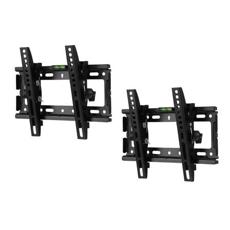 SOPOTUTU Sopotutu TV Wall Mount Black Adjustable Bracket for Flat Screen Universal 2Pcs