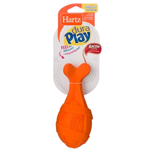 Hartz Duraplay Natural Latex Rocket Dog Toy, Medium