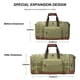 thumbnail image 4 of Litvyak Duffle Bag for Travel, Carry on Bag Travel Bags for Men Canvas Travel Duffel Bags Overnight Weekend Gym Bag Carry On Luggage Bags Army Green, 4 of 7