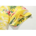 thumbnail image 5 of SSLR Hawaiian Shirt for Women Flamingo Short Sleeve Casual Button Down Shirts Beach Aloha Tops, 5 of 8