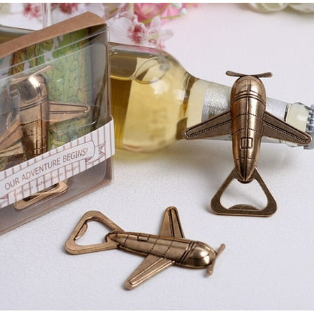 Retro Shapes - Bottle Opener Retro Aircraft Shape Alloy Tool Wedding Party Gift Souvenirs