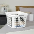 thumbnail image 5 of Sterilite Small 1.5 Bushel Square Plastic Laundry Basket with 2 Comfort Grip Handles, White, 5 of 8