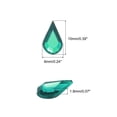 thumbnail image 2 of Uxcell 100Pcs Flat Back Acrylic Teardrop Gems 6x10mm Artificial Rhinestones for DIY Crafts Lake Blue, 2 of 4