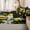 Black Yellow Green, variant on Homewish Tropical Fruit Zipper Twin Comforter Sets with Fitted Sheet and 2 Pillowcases,Lemon Blossom Leaf Zipper Bedding Set For Adults,Black Reversible,4 Pieces