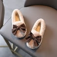 thumbnail image 5 of Herrnalise Toddler Infant Kids Baby Girls Warm Butterfly Knot Slip On Flat Loafers Shoes Toddler Shoes for Girls, 5 of 8
