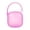 Pink, variant on THHEIC Portable Pacifier Case, Pacifier Holder with Clip, Binky Holder Case, Pacifier Box with Hook Design, Pacifier Accessories, Baby Travel Organizer, Soother Storage
