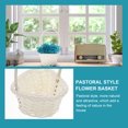 thumbnail image 2 of 3 PCS Rattan Woven Cestas Tejidos Canastas Dulces Contenedores Cestas de mano, 2 of 5