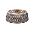 thumbnail image 4 of Men Embroidered Beret Cap Traditional Prayer Hat Soft Velvet Rounded Headwear, 4 of 4