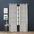 thumbnail image 1 of Hometrends 84" Farley Light Filtering Drapery Grommet Window Curtains Panel, 1 of 5