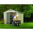 thumbnail image 6 of Keter Factor 8 x 11 Foot All Weather Resin Outdoor Storage Shed, Taupe, 6 of 8