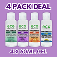 thumbnail image 3 of Mini Gel Désinfectant pour les Mains Parfumé, 60 ml, Lot de 4, 3 of 8
