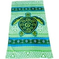 thumbnail image 4 of 101 BEACH Summer Trendy Printed Large Beach Pool Towel - Personalization Available Green Turtle Design, 4 of 4