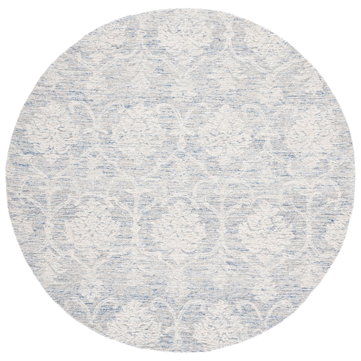 SAFAVIEH Metro Sutton Medallion Area Rug, Light Blue/Ivory, 5' x 8'
