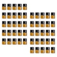 thumbnail image 4 of Mini viales de 50 piezas de aceites con tapas, contenedor de almacenamiento duradero portátil, botellas de vidrio vacías para muestras, Perfume , Tapón de orificio Tapón de orificio de 1 ml Colco Botellas de perfume, 4 of 8