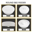 thumbnail image 3 of Round Rapid Feeders Hive Top Rapid Bee Feeder White Honey Bees Feeders Beekeeping Feeding Equipment, 3 of 5