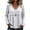White -BR44, variant on Boho Western Tops for Women Long Sleeve Shirts V Neck Casual Loose Fit Tunic Blouses, Waffle Knit Camel M