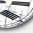 thumbnail image 2 of Designart Oversized Multicolor Analog Round Cottage Modern Wall Clocks, CLM25561-C23, 2 of 3