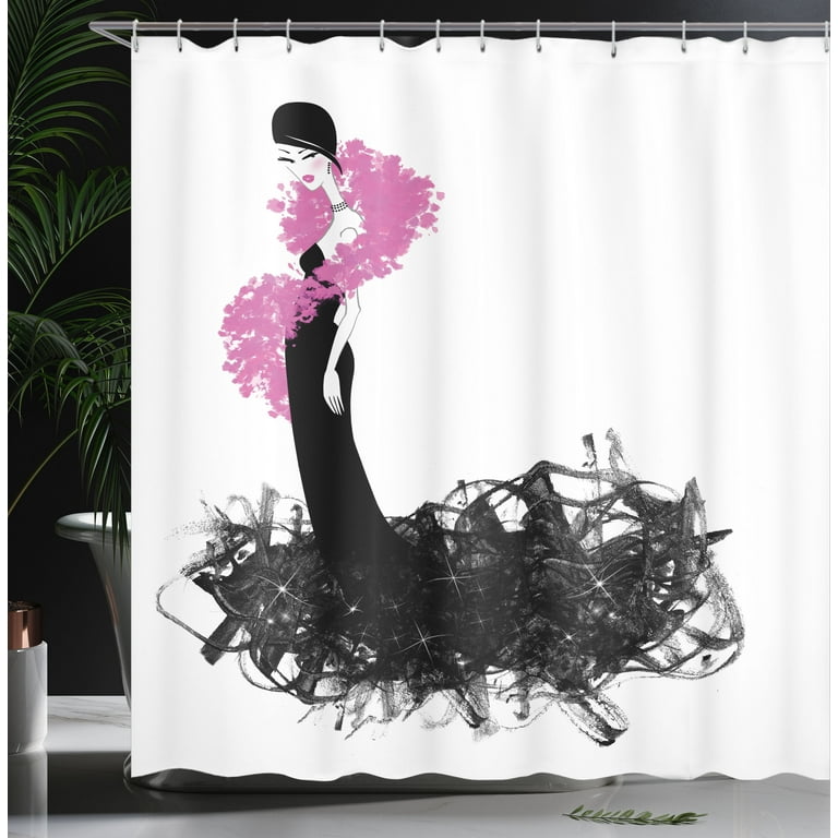Feminine shower curtains discount