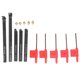 thumbnail image 1 of 8mm Shank Indexable Lathe Turning Tool Holder with CCMT060204 DCMT070204 Carbide Inserts for CNC Machine, 1 of 5