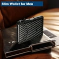 thumbnail image 2 of Wallet for Men, Mens Mimalist Wallet 9-13 Cards, Slim Compact Wallet with Money Clip & ID Wdow, RFID Blockg Smart Pop Up Card Wallet, Metal Alumum Credit Card Holder Bifold Wallet, 2 of 2