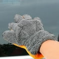 thumbnail image 5 of Car Auto Care Microfiber Hand Gloves Cloth Cleaning Washing Detailing 29*25CM, 5 of 6