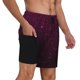 thumbnail image 2 of Balery Dark Purple Glitter Bañador para hombre, shorts de playa de secado rápido con entrepierna y forro de compresión-3X-Large, 2 of 6