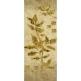 thumbnail image 2 of Nova, Studio 12x24 Gold Ornate Wood Framed with Double Matting Museum Art Print Titled - Gold Leaf Branches Panel II, 2 of 4