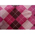 thumbnail image 4 of oneOone Cotton Silk Pink Fabric Argyle Check Quilting Supplies Print Sewing Fabric By The Yard 42 Inches Wide, 4 of 4