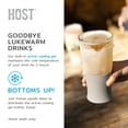 thumbnail image 6 of Host FREEZE Beer Glasses, Pint Glasses for Home Bar, 16 oz Set of 2, Gray, 6 of 12