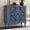 31.5"-Rounded Corners-Blue, variant on HLR 48" Accent Cabinet with 4 Doors, Vintage Hollow Carving Storage Credenza, Sideboards and Buffets Cabinet for Living Room, Kitchen, Dining Room, Entryway,Brown