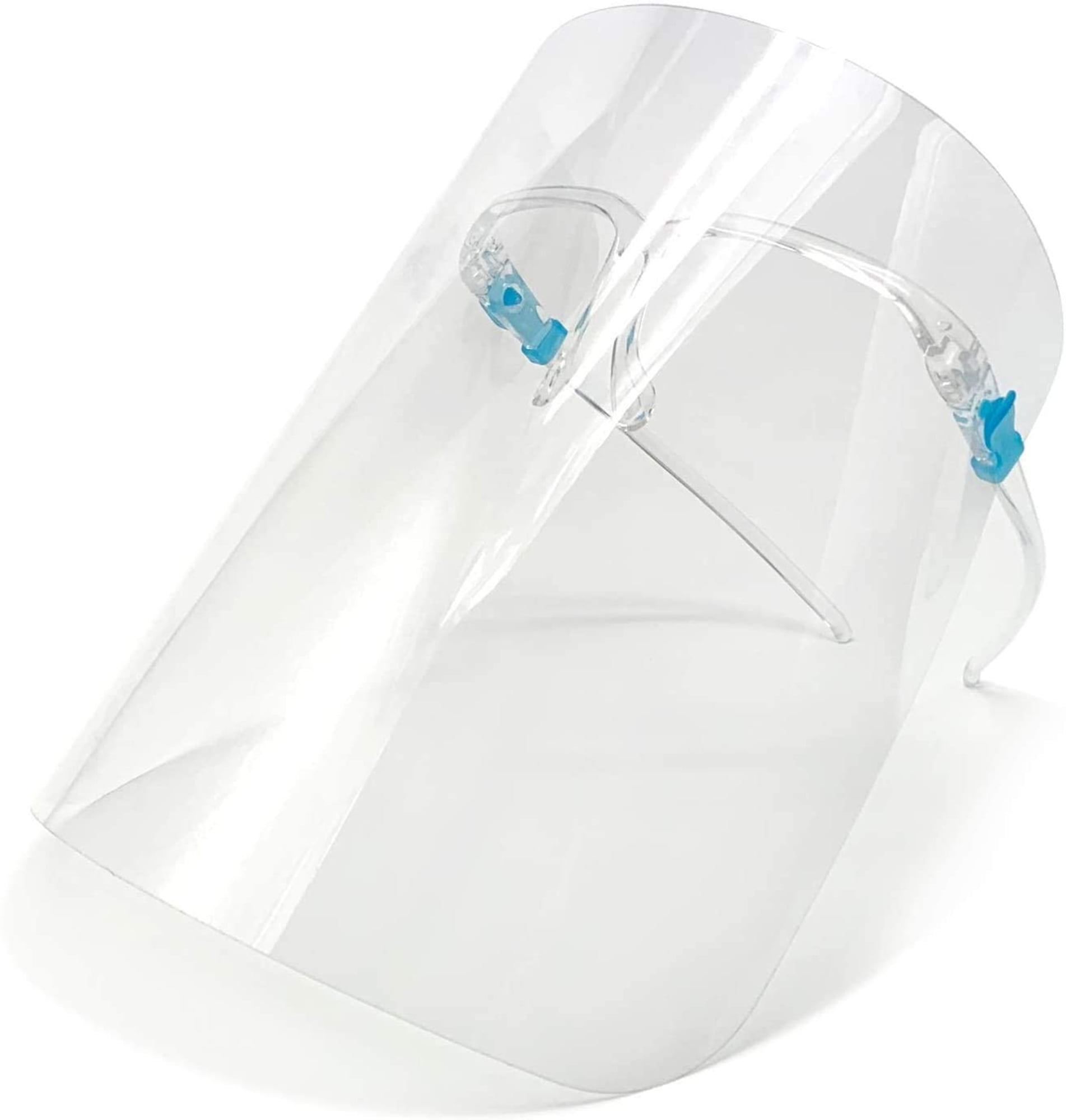 DrTrendy Pack of 3 Safety Face Shield, Transparent Reusable Glasses, Full Face Protective Visor