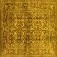 thumbnail image 1 of Ahgly Company Indoor Square Oriental Yellow Traditional Area Rugs, 8' Square, 1 of 4