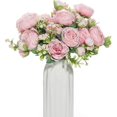 thumbnail image 1 of 4 Bunches Artificial Flowers For Decoration Faux Rose Fake, 1 of 5