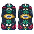 thumbnail image 4 of Haiem Colorful Mexican Flower Printed Car Seat Covers Set of 2, Universal Fit Car Seat Covers,Protective Seat Covers,Comfortable Car Seat Covers, Easy Installation Seat Covers, 4 of 9