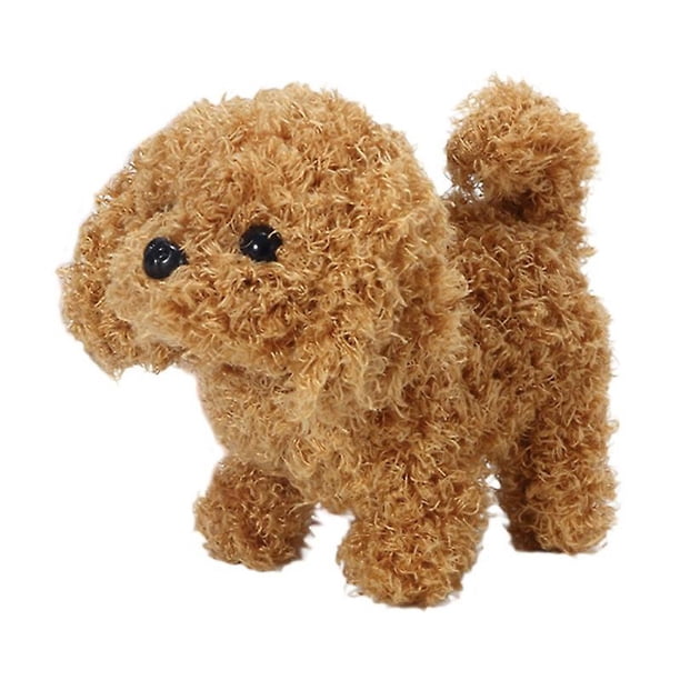 Teddy dog Regalo electrónico de la novedad del perro del animal relleno del juguete del bebé de la felpa de 18cm/7inch para los niños