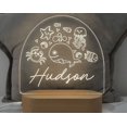 thumbnail image 1 of Personalized 3D Night Light LED Night Light Customized Name Acrylic Night Light Decorative Decoration Atmosphere Desk Light - ER14, 1 of 3