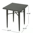 thumbnail image 5 of GDF Studio Buckthorn Outdoor Wicker 5 Piece Square Bar Set, Multibrown, 5 of 13