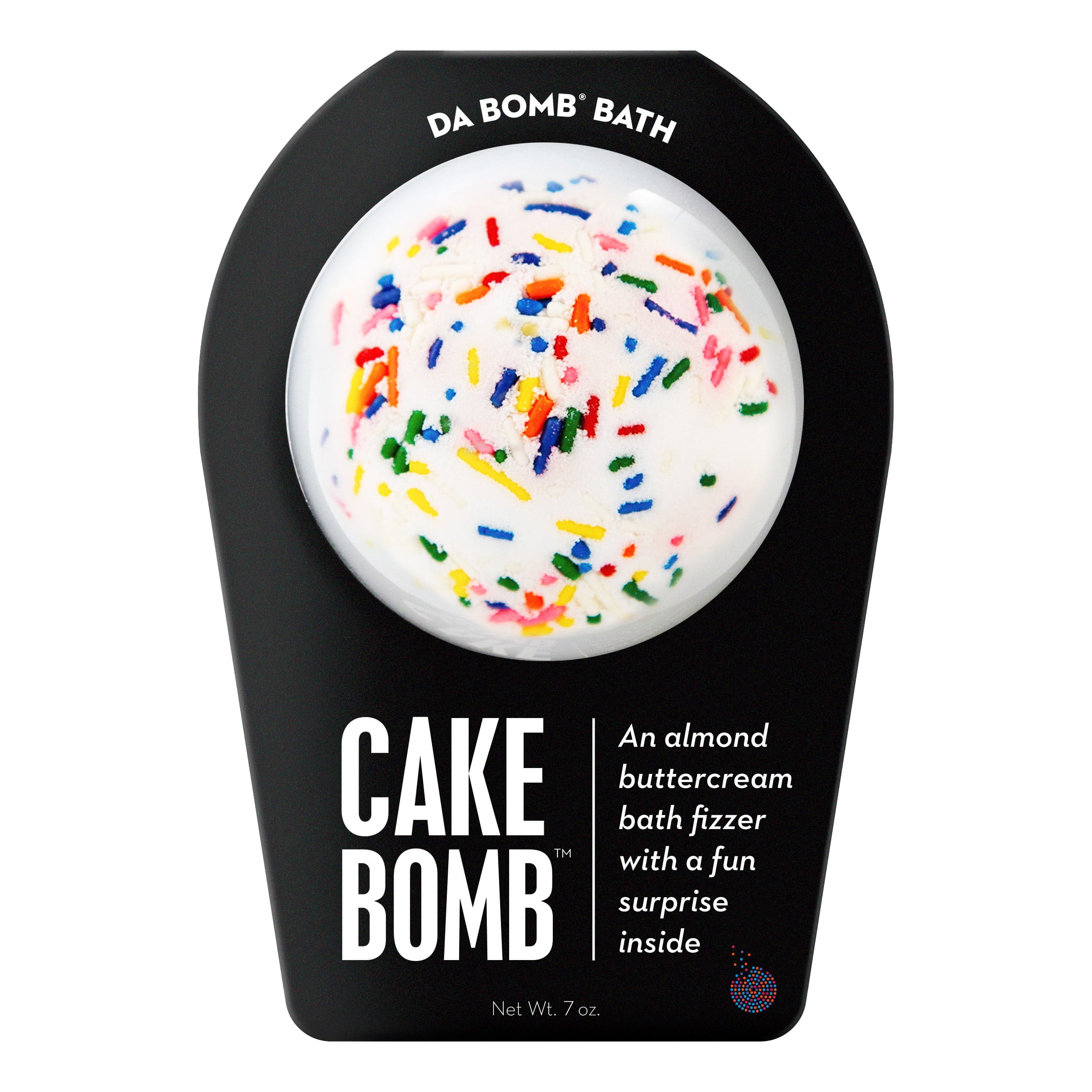 Da Bomb Bath Fizzers Cake Bath Bomb, 6.5oz