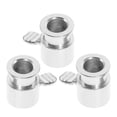 thumbnail image 1 of OULII 3Pcs Electric Automatic Grill Fixing Accessory Plated Silver Rotisserie Rod Stop for Versatile Bbq Grilling, 1 of 8