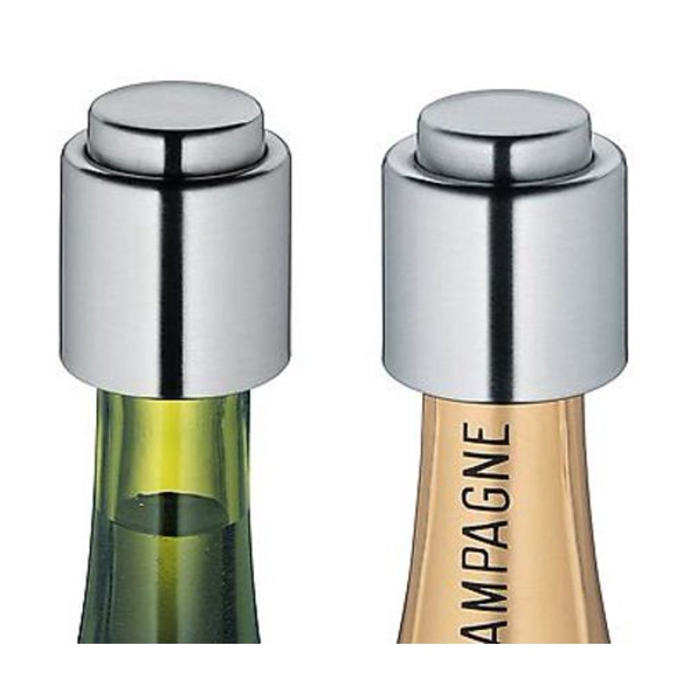 Cilio Stainless Steel Wine & Champagne Bottle Cap / Stopper / Sealer