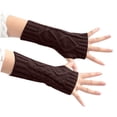 thumbnail image 2 of Fingerless Gloves for Women Winter Women Girl Knitted Arm Fingerless Keep Warm Winter Gloves Soft Warm Mitten Gloves Winter Women Warm Fingerless Gloves Women Winter Gloves Women, 2 of 2