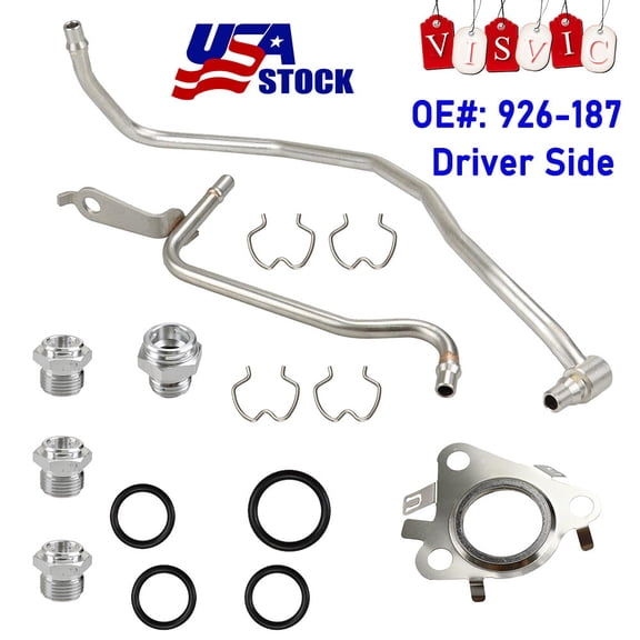 926-187 Driver Side Turbo Coolant Line Kit For Ford Expedition 15-17 F150 11-16