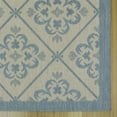 thumbnail image 3 of Gertmenian Paseo Bran Transitional Damask Oasis and Sand Outdoor  Area Rug, 5x7, 3 of 9